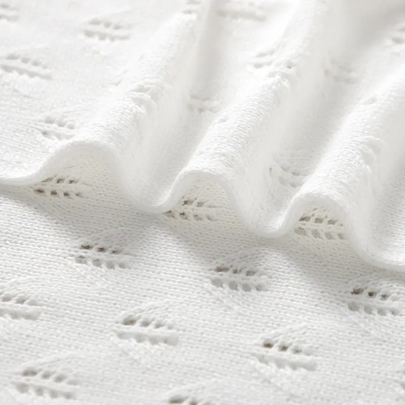 Baby Blankets Knitted 90*70cm Newborn Boys Girls Stroller Swaddle Wrap Sleeping Stuff Solid Cotton Infantil Receiving Quilts Mat