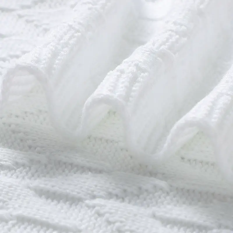 Super Soft Baby Knitted Blankets 90*70cm Newborn Infant Boys Girls Stroller Crib Nap Bedding Cradle Quilts  Dual-Use Toddler Mat