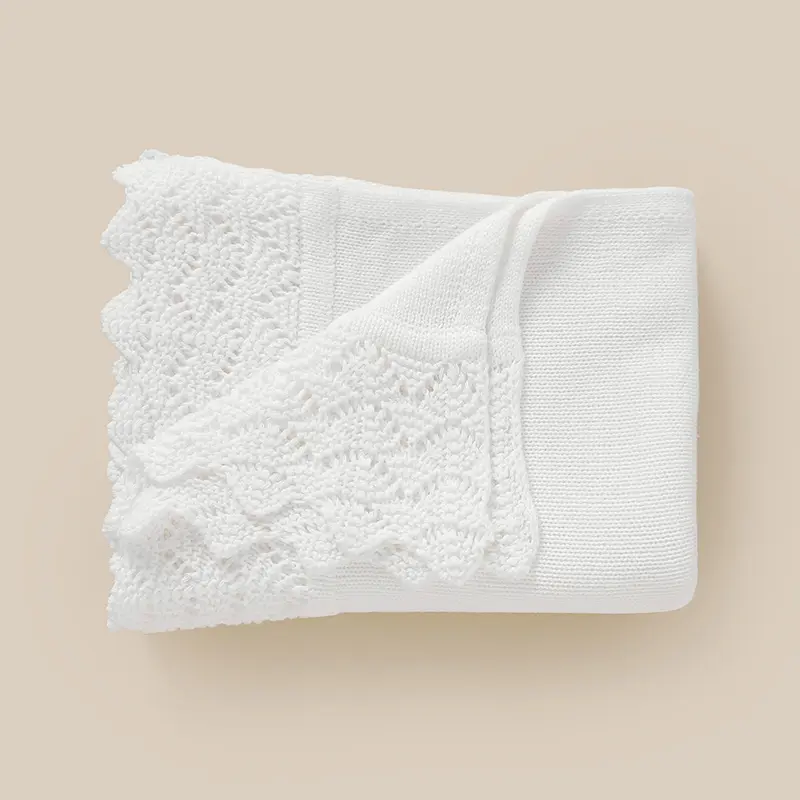 Baby Blankets for Newborn Boys Girls Cotton Stroller Crib Swaddle Wrap Quilts 90*70cm Knitted Infant Netural Receiving Mat Cover