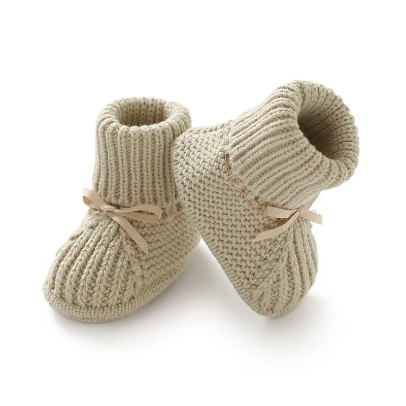Baby Crib Shoes Newborn Boys Girls Casual First Walker 0-12 Months Soft Soles Anti-Slip Infant Prewalkers Children Sock Footwear