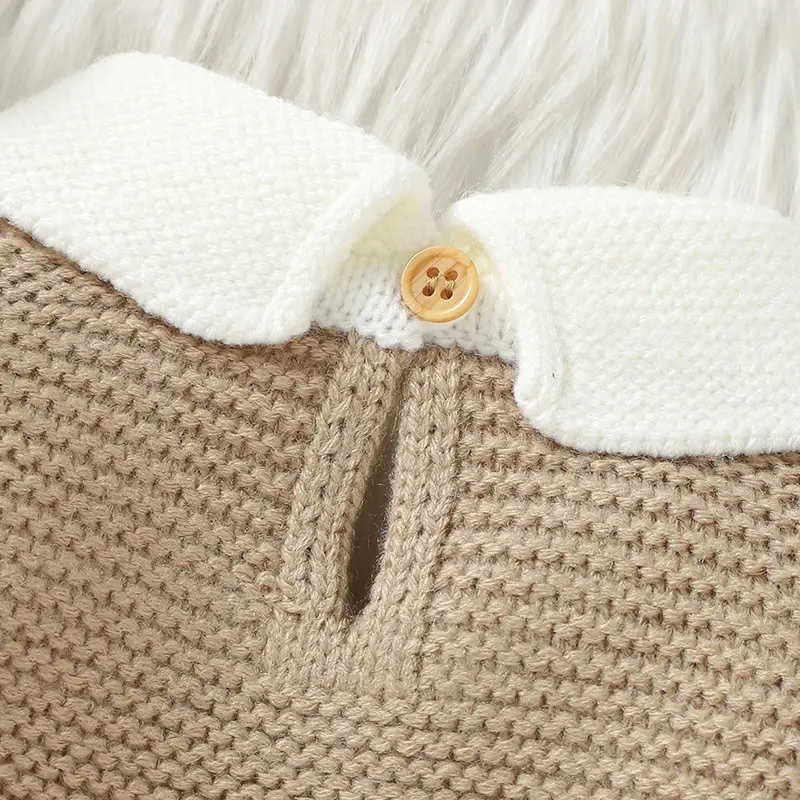 Baby Boy Girl Knit Sweaters Clothes Autumn Winter Fashion Turtle Neck Long Sleeve Newborn Infant Pullovers Tops Toddler Knitwear