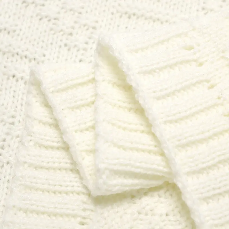Newborn Baby Blankets Knitted Infant Kids Boys Month Swaddle Wrap Sleepsack for Stroller Bassinet 100*80cm Toddler Girl Play Mat