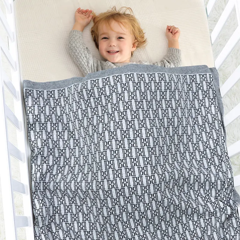 Newborn Baby Blankets All Seasons Dual-Use Infant Kids Boys Girls Cotton Sleeping Covers Stuff for Stroller Basket 100*80cm Mats
