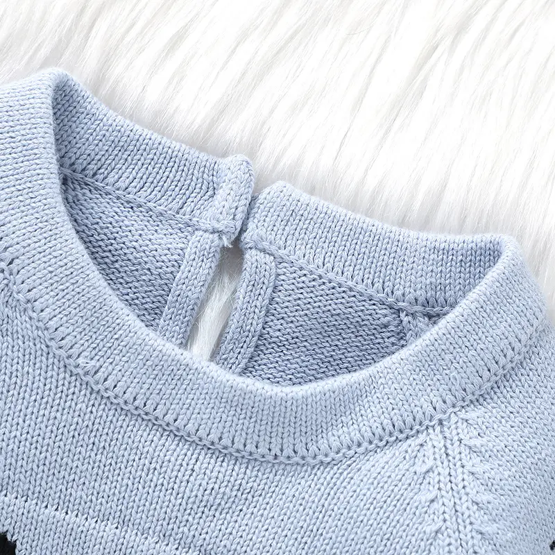 Baby Bodysuits Clothes Cute Fox Knitted Newborn Infant Boys Girls Onesie Outfits Autumn Winter Toddler Jumpsuits 0-18m Coveralls