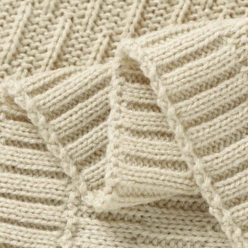 82W1846 Baby Stroller Blankets Swaddle Wrap 90*70cm Knitted Newborn Boys Girls Solid Basket Bedding Sleeping Covers Infant Recei