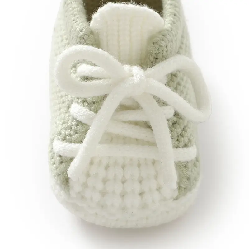 Baby Booties Knitted Infant Boy Girl Non-Slip First Walkers 0-18m Newborn Netural Soft Soled Crib Shoes Toddler Outdoor Footwear