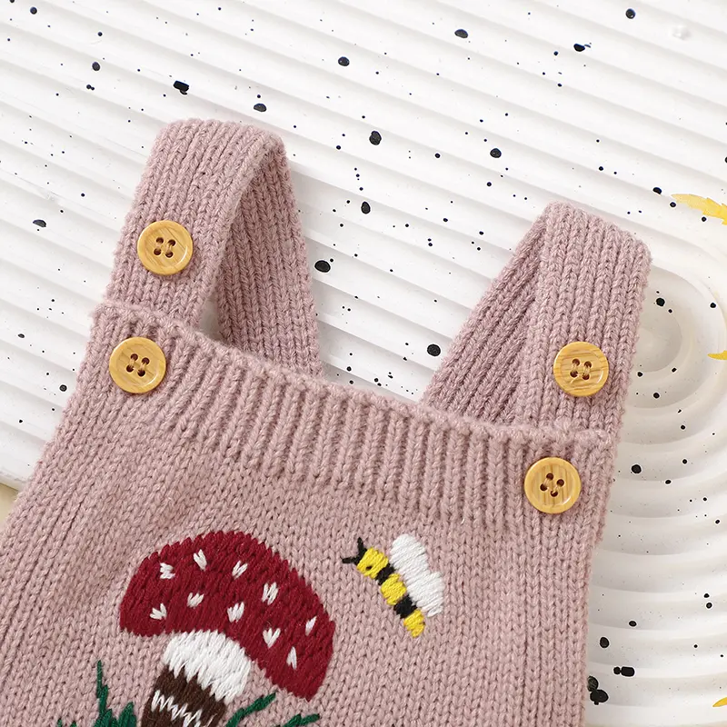 2pcs/Set Baby Bodysuits Hats Clothes Casual Outwear Sleeveless Knitted Newborn Boys Girls Onesie Outfits 0-18m Toddler Jumpsuits