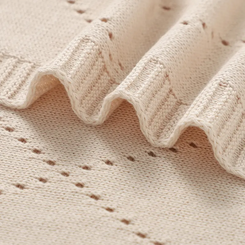 Baby Blankets 90*70cm Cotton Knitted Newborn Infant Boy Girl Super Soft Muslin Swaddle Wrap Stuff for Stroller Bed Toddler Sheet
