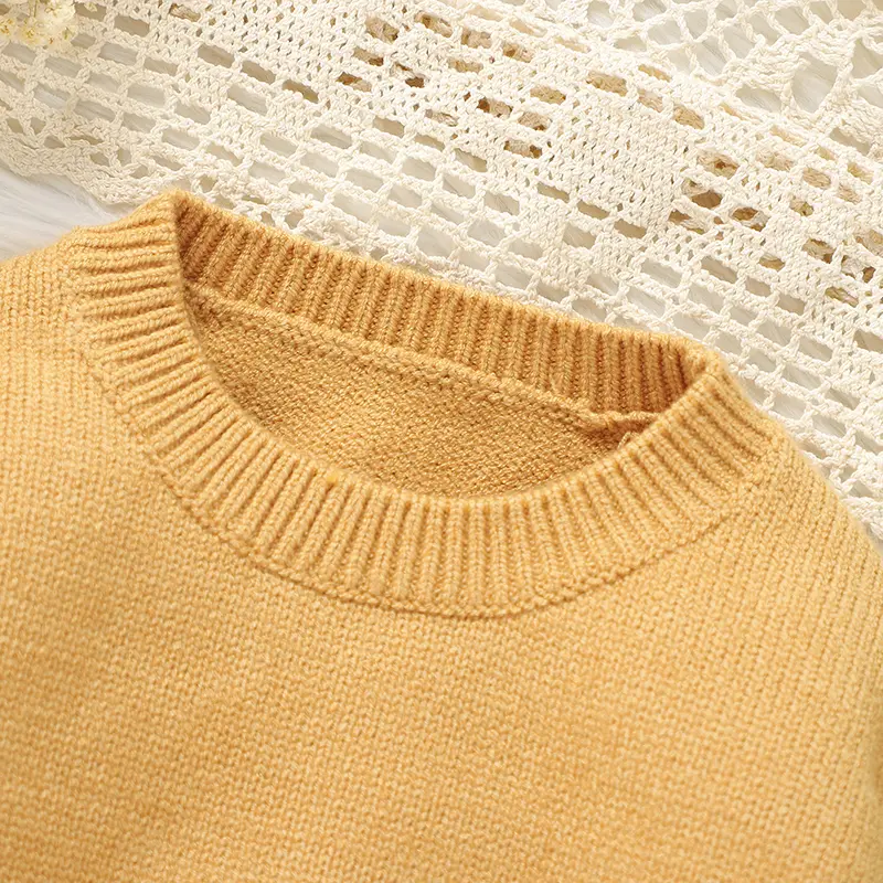 Cute Lion Knitted Baby Sweater Infant Boy Girls Pullovers Top Crew Neck Long Sleeve Autumn Winter Newborn Outerwear Warm Clothes