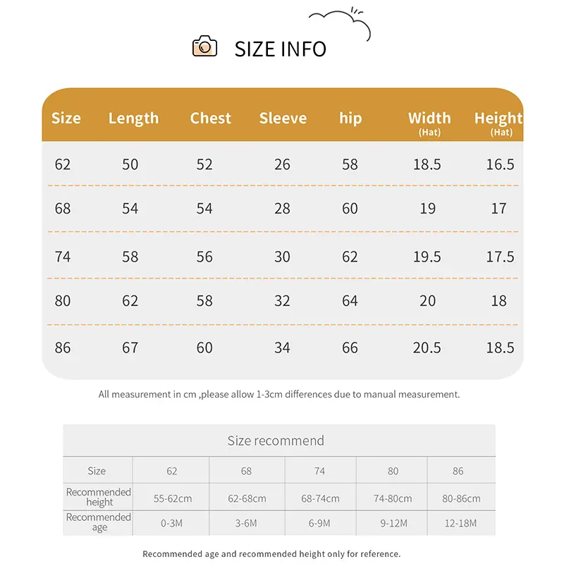0-18m Autumn Winter Long Sleeve Knitted Newborn Boys Girls Jumpsuits Hats Outfits 2pcs/Sets Infant Overalls Baby Romper Clothes