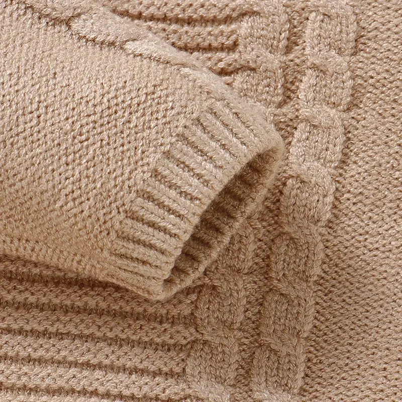 Baby Clothes Sets for Newborn Boys Girls Winter Warm Knitted Infant Toddlers Sweatershirts+Pants+Hats Outfits 3pcs Children Suit
