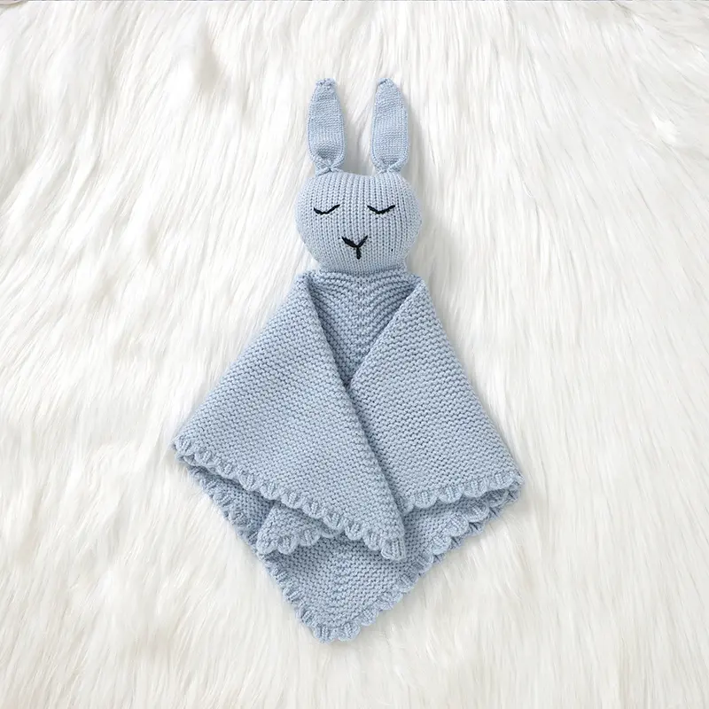 3pcs/Set Infant Girls Jumpsuits Fashion Candy Color Knitting Newborn Boys Sleeveless Rompers Hats Security Towel Outfits Suits