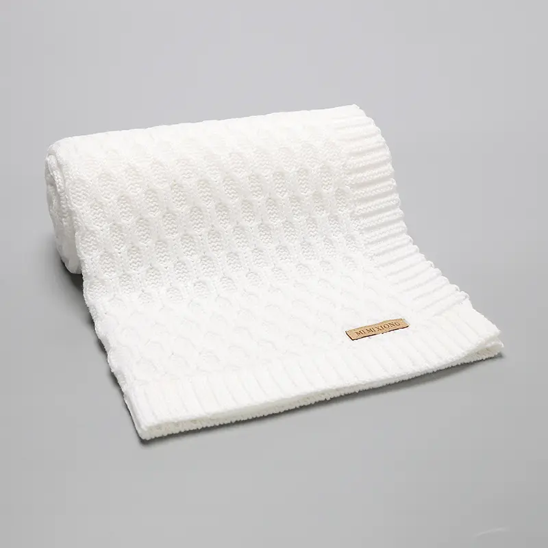 Super Soft Baby Blankets Newborn Infant Kids Boy Girl Stroller Swaddle Wrap Mats Lightweight Knit Toddler Throw Receiving Quilts