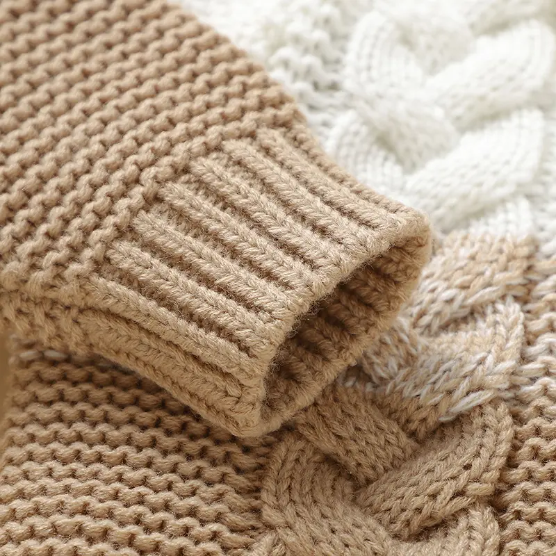 Spring Baby Sweaters Costumes 1-3Y Casual Hooded Long Sleeves Knitted Newborn Boys Girls Button Up Jackets Cardigans Infant Tops