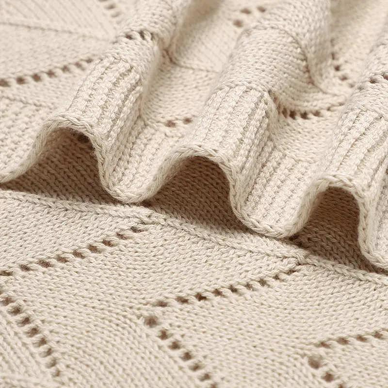 Baby Blankets Soft Newborn Boys Girls Stroller Nursery Swaddle Wrap Quilts Lightweight Cotton Knit Infant Sleeping Mats 100*80cm