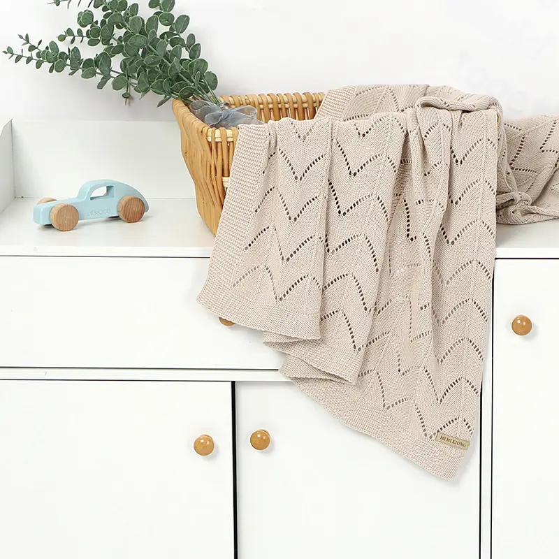 Baby Blankets Soft Newborn Boys Girls Stroller Nursery Swaddle Wrap Quilts Lightweight Cotton Knit Infant Sleeping Mats 100*80cm