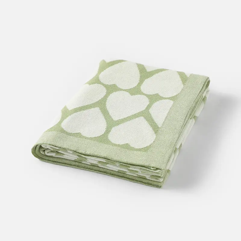 Newborn Baby Blankets Swaddle Wrap 90*70cm Cotton Knit Infant Soft Reversible Stroller Nursery  Bedding Cradle Quilt All Seasons