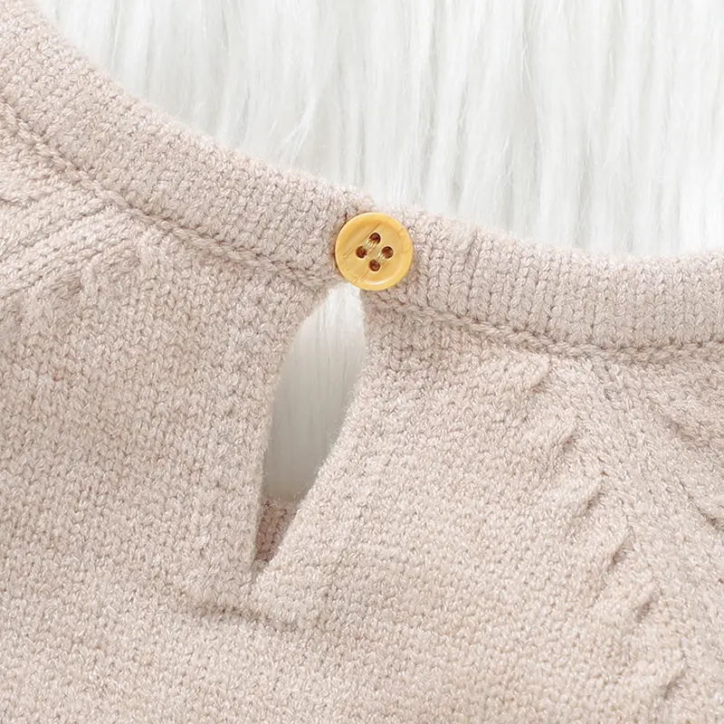 0-18m Winter Baby Bodysuits for Newborn Boys Girls Long Sleeves Knitted Onesie Autumn Casual Infant Netural Jumpsuits One Pieces