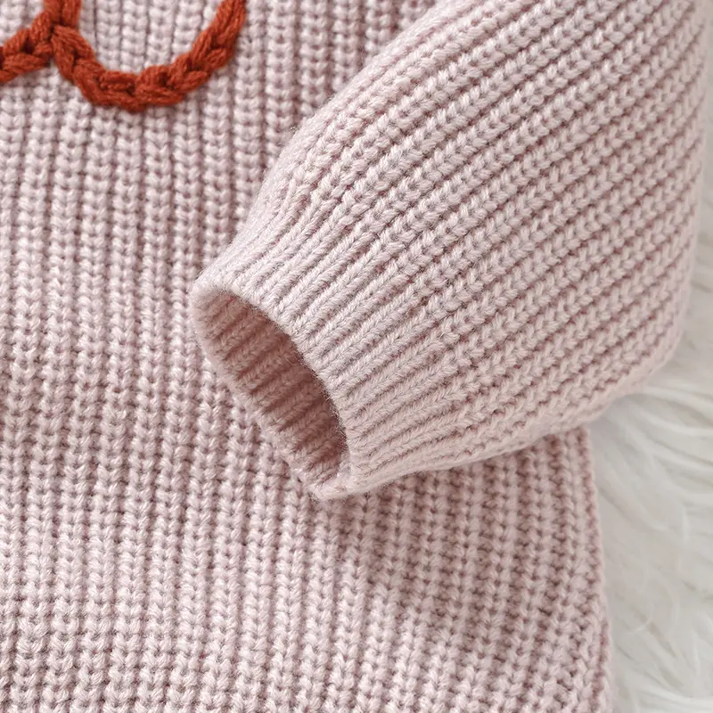 Infant Baby Girl Knitting Bodysuits Clothes 0-18m Spring Autumn Winter Newborn O Neck Long Sleeves Onesie Outfits Child Costumes