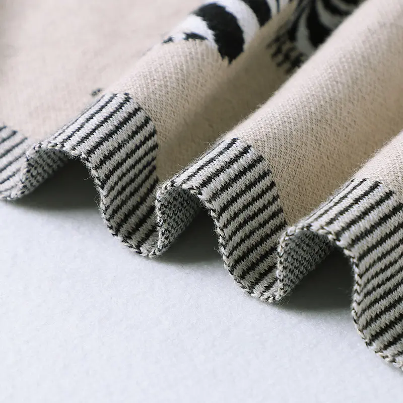 Newborn Baby Blankets Swaddle Wrap 100*80cm Knitted Infant Boys Girls Cotton Stroller Nap Bedding Cradle Quilt Children Cellular