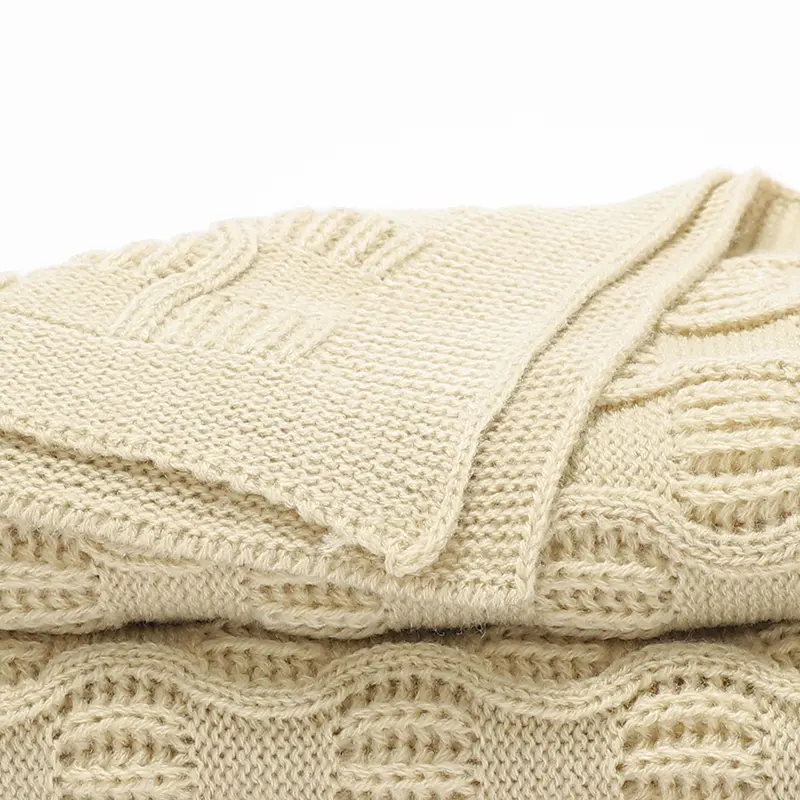 Baby Blankets Unisex Newborn Netural Monthly Swaddle Wrap Sleepsack for Stroller Bed 90*70cm Knitted Infant Boys Girls Throw Mat