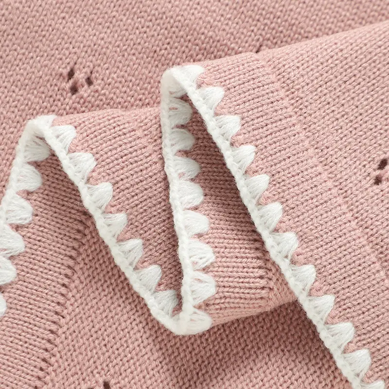 Soft Comfortable Baby Swaddle Blankets 90*70cm Newborn Boys Girls Knitted Sleeping Covers Stuff for Stroller Bassinet Infant Mat