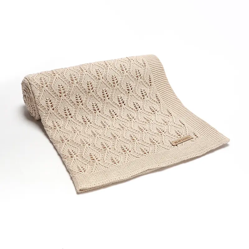 Ultra-Soft Baby Cotton Blankets Knitted 100*80cm Newborn Boy Girl Best Comfort Portable All Seasons Stroller Swaddle Wrap Quilts