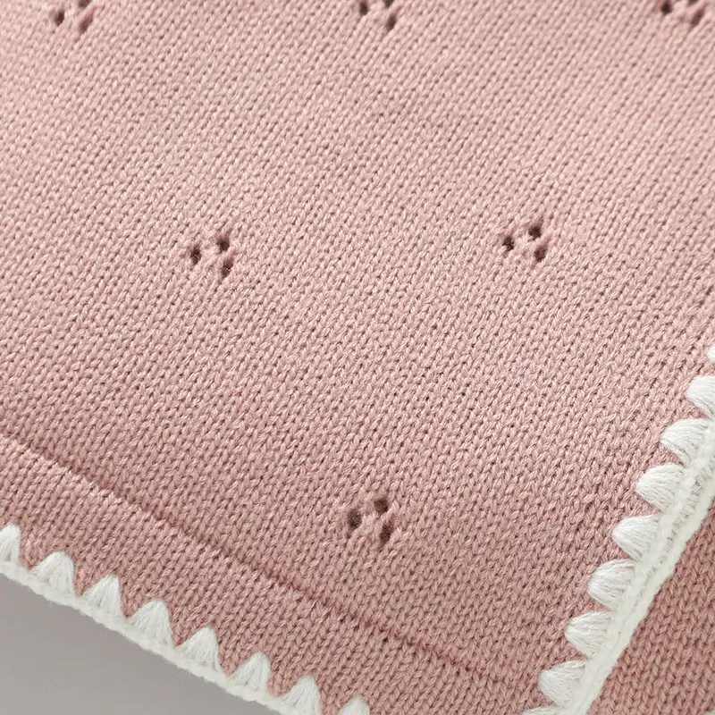 Soft Comfortable Baby Swaddle Blankets 90*70cm Newborn Boys Girls Knitted Sleeping Covers Stuff for Stroller Bassinet Infant Mat
