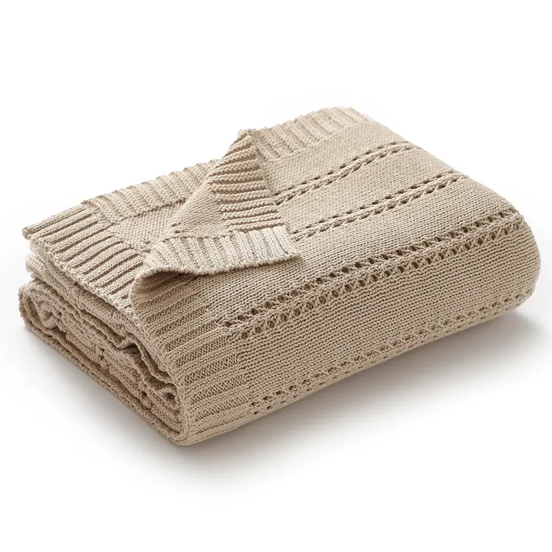 90*70cm Cotton Baby Receiving Blankets for Newborn Girls & Boys Super Soft Dual-Use Crib Nap Stroller Bedding Cradle Quilt Solid