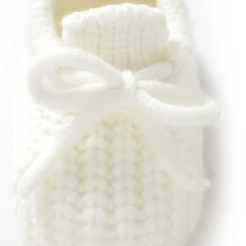 Baby Girls Shoes Hand Knitting Newborn Infant Boys Socks Booties 0-18m Soft Soled Anti-Slip Toddler Outdoor Indoor First Walkers