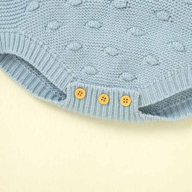 2pcs/Sets 0-18Months Newborn Baby Girl Bodysuits Sleeveless Knitted Infant Pink Strap Jumpsuit Hats Clothes Autumn Winter Outfit