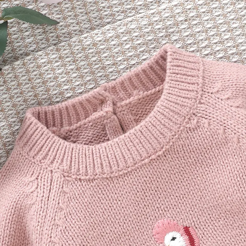 Winter Warm Knitted Baby Girls Sweaters Clothes Spring Autumn Outwear Newborn Infantil Toddler Kids Pullovers Children's Jumpers