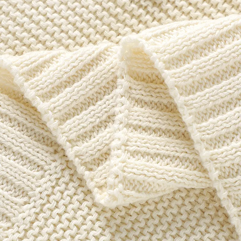 Super Soft Newborn Baby Blankets 90*70cm Infant Toddler Boys Girls Cotton Knit Sleeping Covers Stuff Children's Bedding Cellular