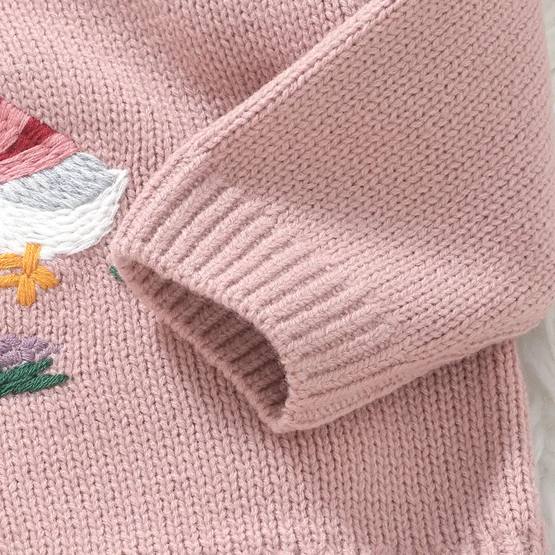 Winter Warm Knitted Baby Girls Sweaters Clothes Spring Autumn Outwear Newborn Infantil Toddler Kids Pullovers Children's Jumpers