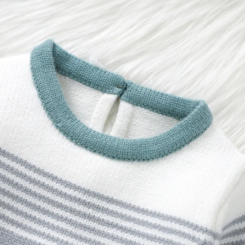 Toddler Boys Girls Sport Suits Spring Autumn Casual Full Sleeves Sweaters Tops+Pants Outfits Sets Newborn Infant Knit Tracksuits