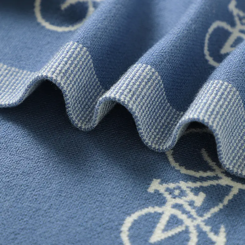 Newborn Baby Blankets Ultra-Soft Reversible Knit Infant Boys Girls Stroller Nursery Cradle Quilts 90*70cm Toddler Receiving Mats