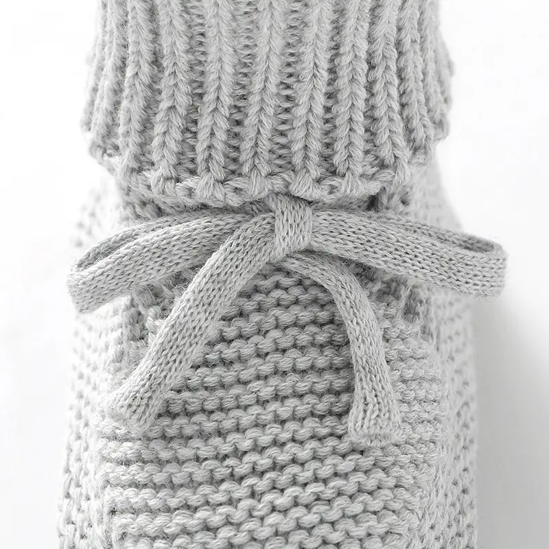 Baby First Walkers Shoes 0-18m Solid Color Knitted Newborn Boys Girls Indoor Outdoor Prewalkers Comfortable Soft Soled Non Slip