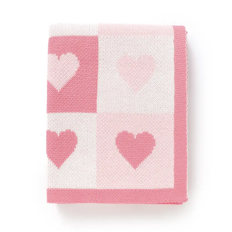 90*70cm Baby Blankets Newborn Boys Girls Knitted Stroller Swaddle Wrap Cradle Quilts Breathable Infant Thorwing Mats Four Season