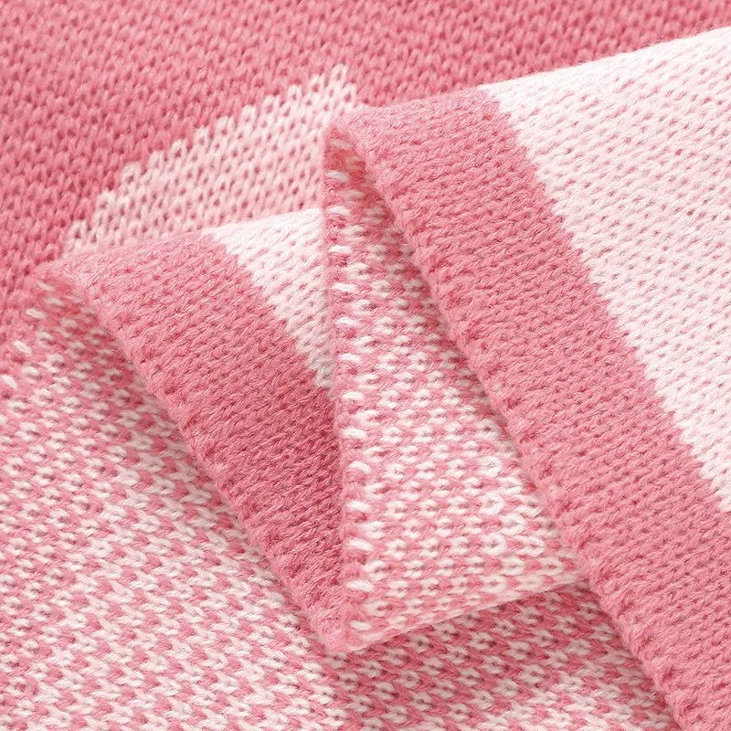 90*70cm Baby Blankets Newborn Boys Girls Knitted Stroller Swaddle Wrap Cradle Quilts Breathable Infant Thorwing Mats Four Season