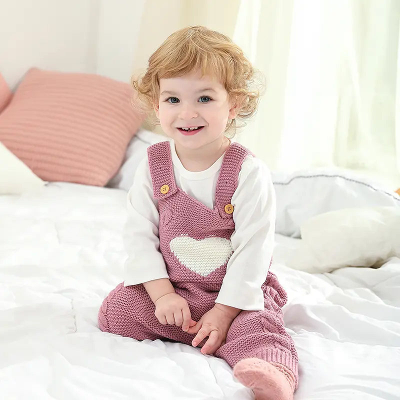 Newborn Baby Rompers Casual Sleeveless One Piece Infant Boy Girl Jumpsuits Playsuit 0-18m Toddler Knit Overalls Children Clothes