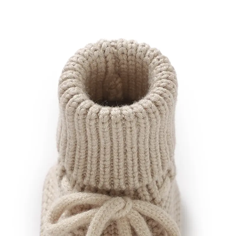 Fashion Infant Baby Boy Socks Shoes Pure Color Anti Slip Knit Newborn Girls Floor First Walkers Casual Outdoor Children Booties