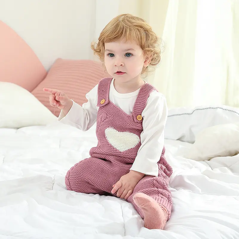 Newborn Baby Rompers Casual Sleeveless One Piece Infant Boy Girl Jumpsuits Playsuit 0-18m Toddler Knit Overalls Children Clothes