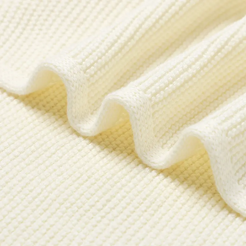 Baby Blankets 100*80cm Knit Newborn Boy Girl Month Stroller Bassinet Bedding Cradle Quilts Dual-Use Infant Netural Receiving Mat