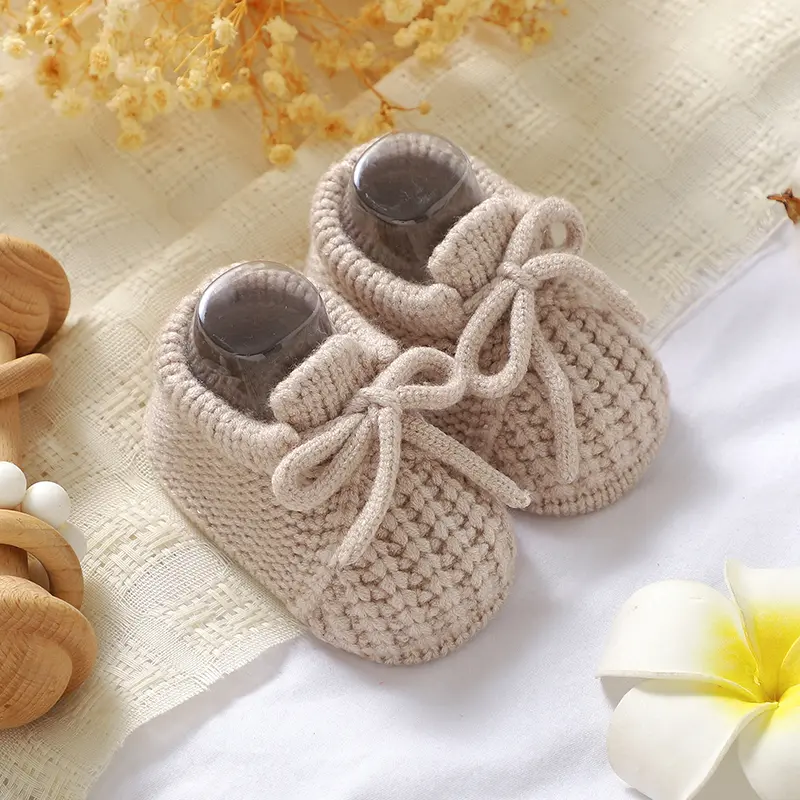 Baby Walking Shoes Solid Soft Soled Newborn Boys Girls First Walker Breathable Anti-Slip Infant Toddler Indoor Outdoor Prewalker