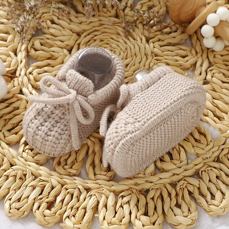 Baby Walking Shoes Solid Soft Soled Newborn Boys Girls First Walker Breathable Anti-Slip Infant Toddler Indoor Outdoor Prewalker