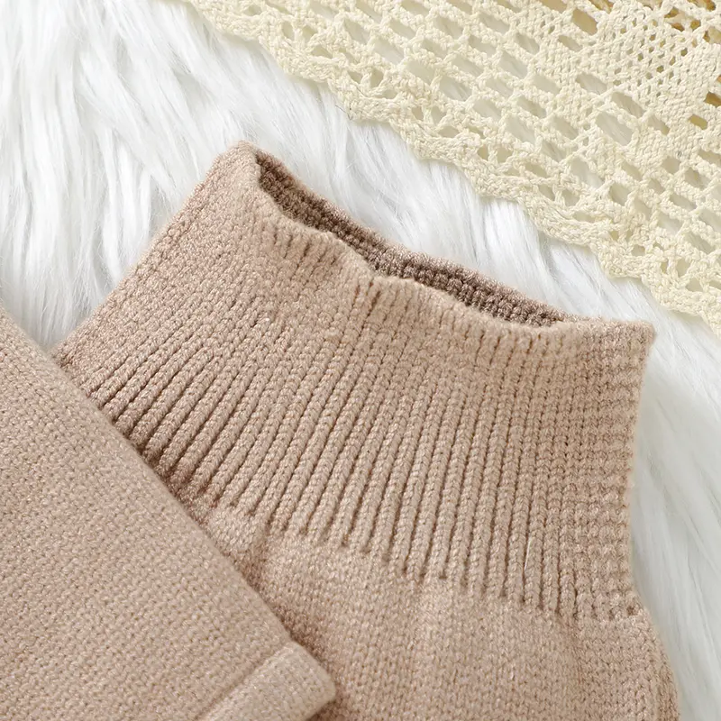 Infant Girls Clothes Sets Autumn Solid Long Sleeve Sweaters Cardigans+Pants Newborn Knitted Outfits 0-9m Toddler 2pcs Tracksuits