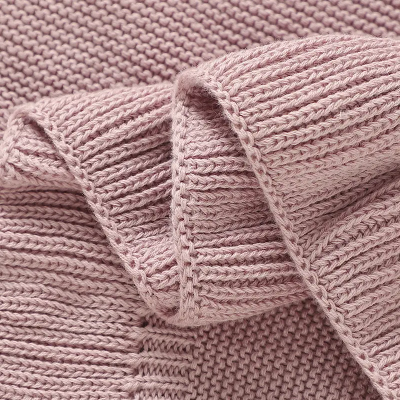 Dual-Use Baby Blankets Newborn Infant Kids Boys Girls Solid Knit Stroller Nursery Travel Bed Cradle Quilts 90*70cm Receiving Mat