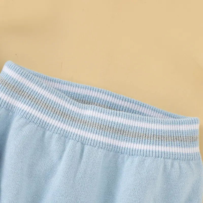 Summer Baby Boys Gentlemen Style Clothes Sets Fashion Blue Short Sleeve Turtle Neck Tee-Shirt+Shorts Infant Cotton Outfits 0-18m