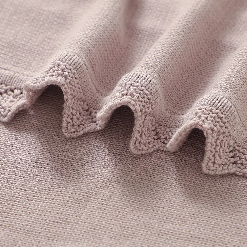 Baby Cotton Blankets Knitted 90*70cm Newborn Infant Boys Girls Cartoon Pattern Sleeping Covers Stuff for Stroller Bedding Quilts