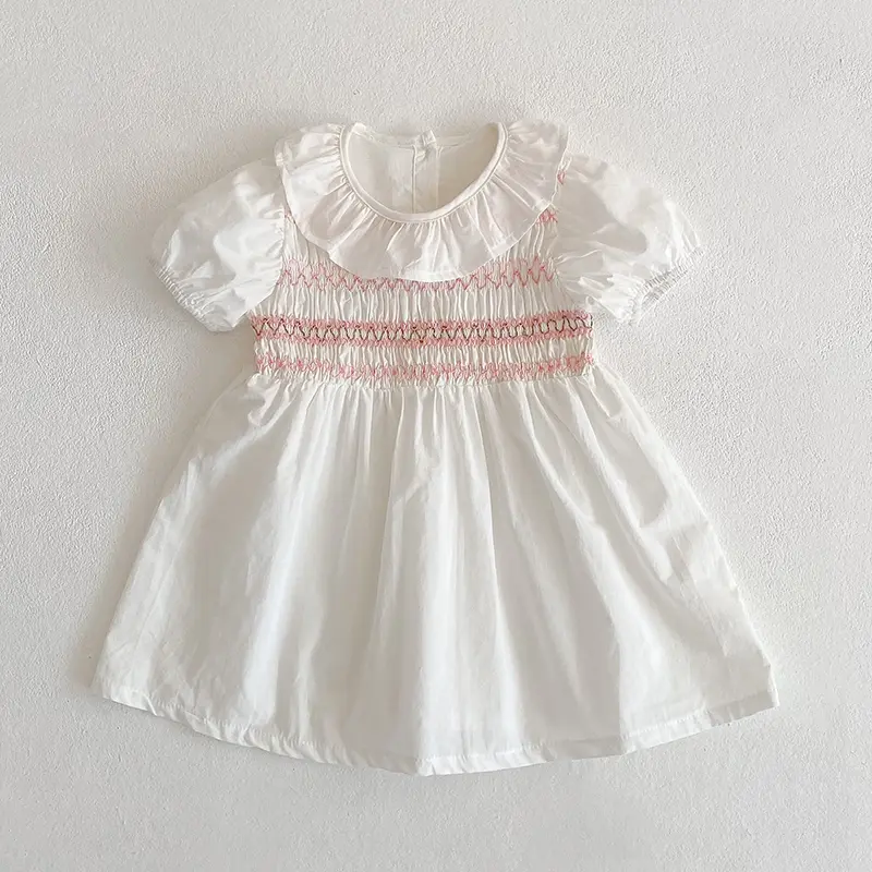 Newborn Baby Girls Romper Dress Fashion White Bait Baby Clothes Cotton Spring Summer Toddler Girls Jumpsuit Outfits Clothing